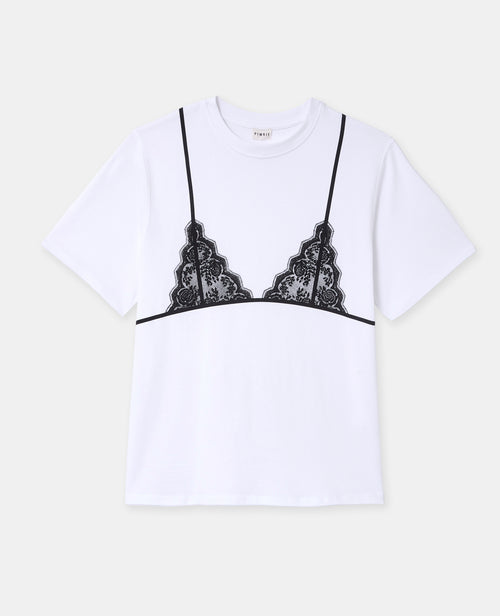 T-shirt oversize avec print soutien-gorge devant - PIMKIE - 4