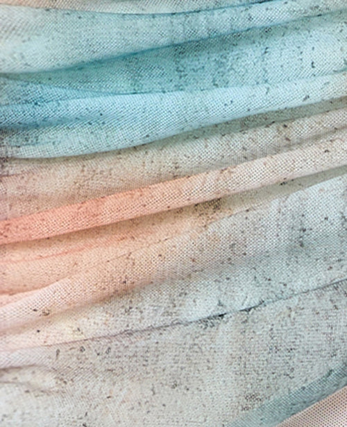 Top bandeau asymétrique résille effet tie and dye - PIMKIE - 8