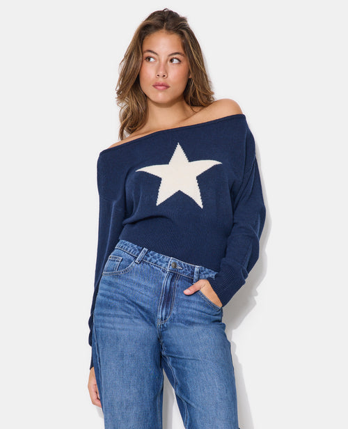 Pull col danseuse avec étoile - PIMKIE - 1