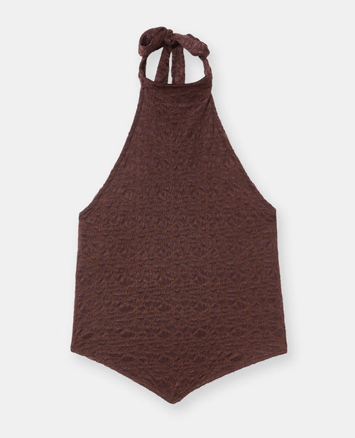 Top dos-nu en tissu texturé - PIMKIE - 4