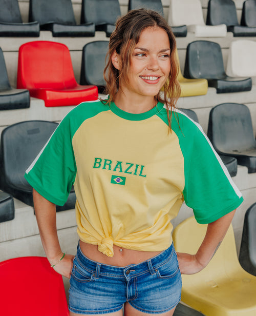 T-shirt supporter BRAZIL - PIMKIE - 1
