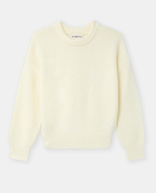 Pull col rond en maille duveteuse - PIMKIE - 4