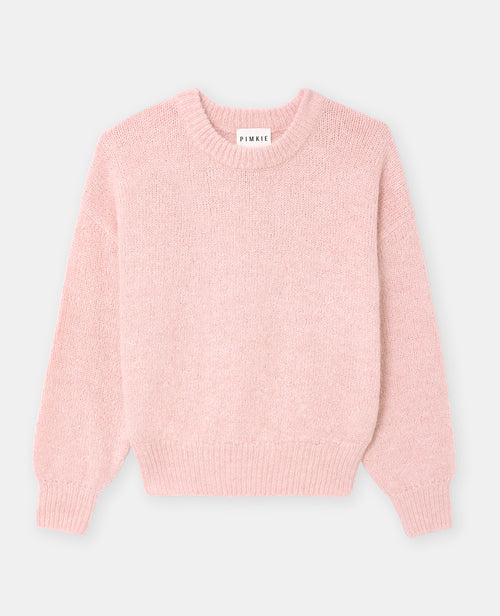 Pull col rond en maille duveteuse - PIMKIE - 4
