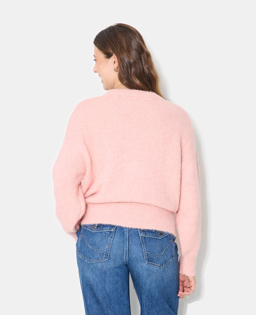 Pull col rond en maille duveteuse - PIMKIE - 6