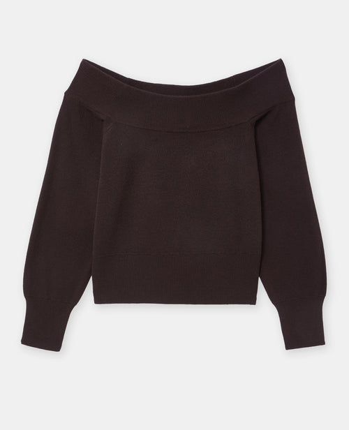 Pull manches longues encolure Bardot - PIMKIE - 4