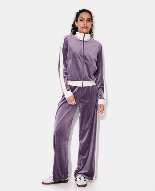 Veste zippée en velours bicolore - PIMKIE - 3