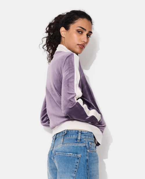 Veste zippée en velours bicolore - PIMKIE - 6
