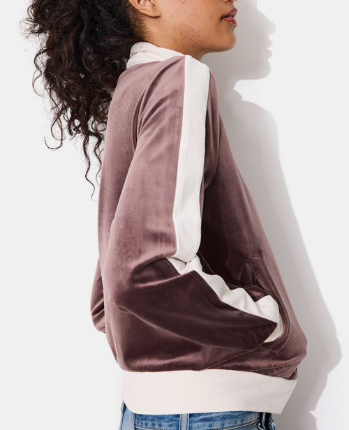 Veste zippée en velours bicolore - PIMKIE - 2