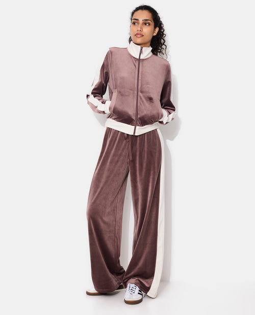 Veste zippée en velours bicolore - PIMKIE - 3