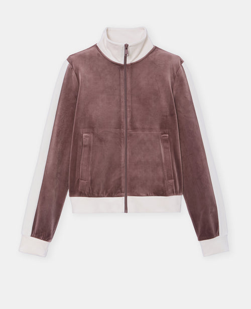 Veste zippée en velours bicolore - PIMKIE - 4