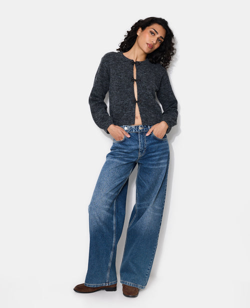 Gilet col rond esprit asiatique - PIMKIE - 3