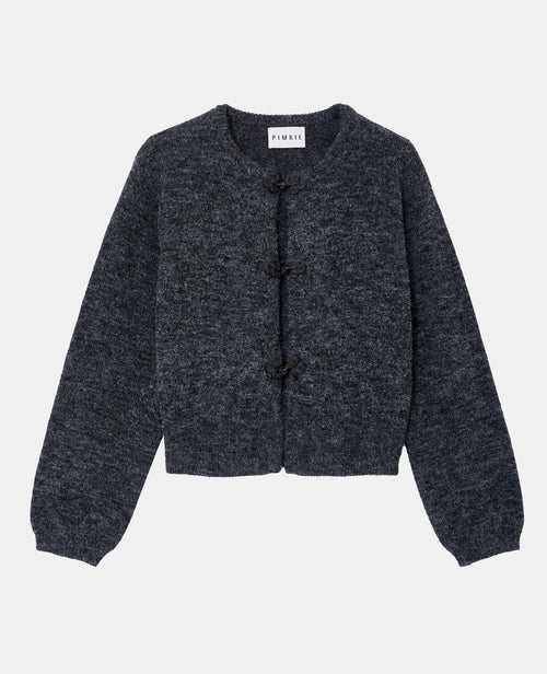 Gilet col rond esprit asiatique - PIMKIE - 4
