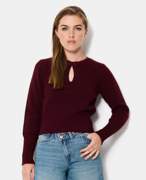 Pull avec goutte et boutonnière façon brandebourg - PIMKIE - 1