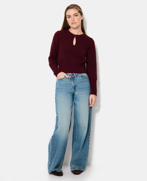 Pull avec goutte et boutonnière façon brandebourg - PIMKIE - 3