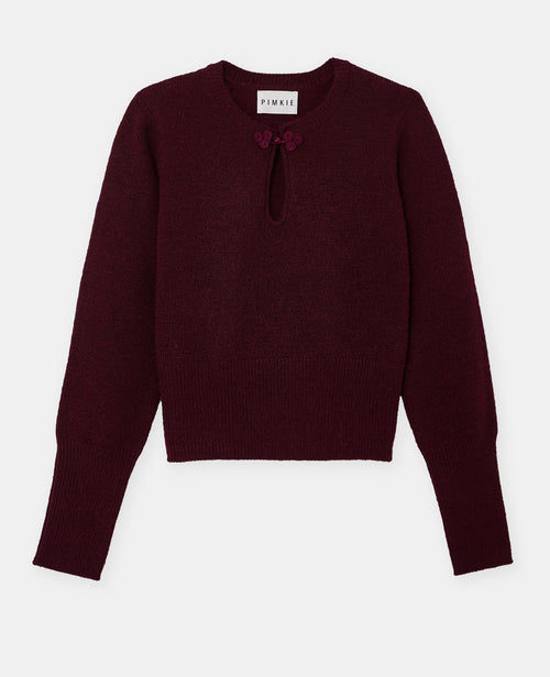 Pull avec goutte et boutonnière façon brandebourg - PIMKIE - 4