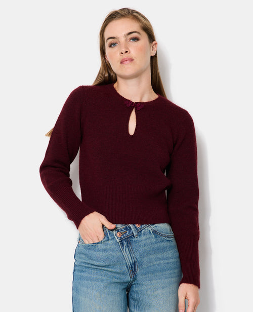 Pull avec goutte et boutonnière façon brandebourg - PIMKIE - 5