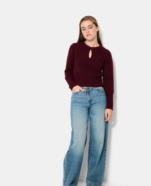 Pull avec goutte et boutonnière façon brandebourg - PIMKIE - 7