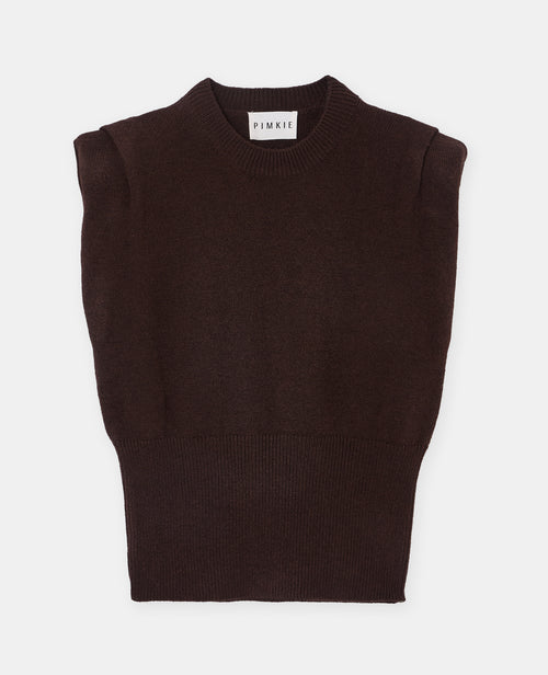 Pull sans manches avec épaulettes - PIMKIE - 4