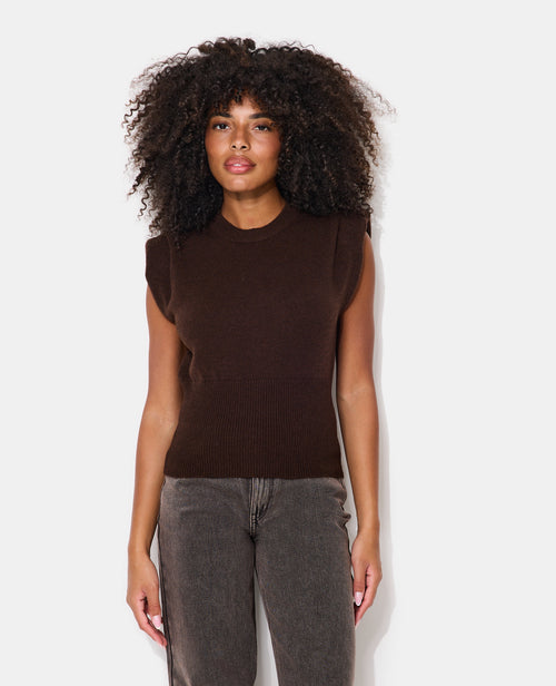Pull sans manches avec épaulettes - PIMKIE - 5