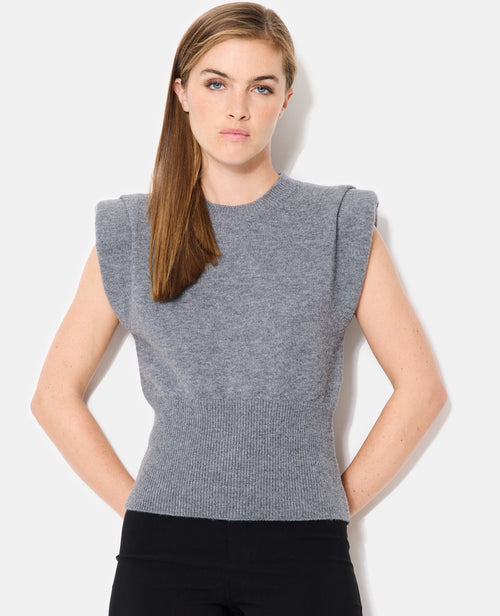 Pull sans manches avec épaulettes - PIMKIE - 1