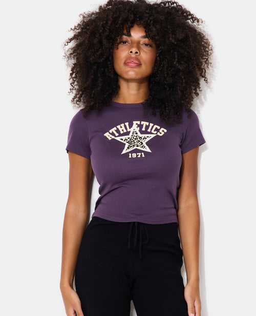 T-shirt ajusté avec print étoile léopard - PIMKIE - 5
