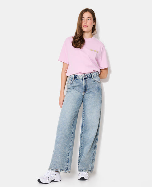 T-shirt oversize avec print poitrine et dos - PIMKIE - 3