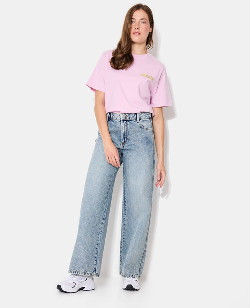 T-shirt oversize avec print poitrine et dos - PIMKIE - 3