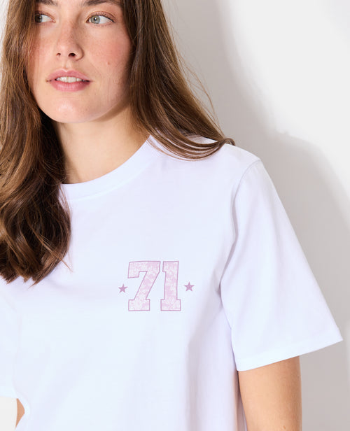 T-shirt oversize avec print poitrine et dos - PIMKIE - 2