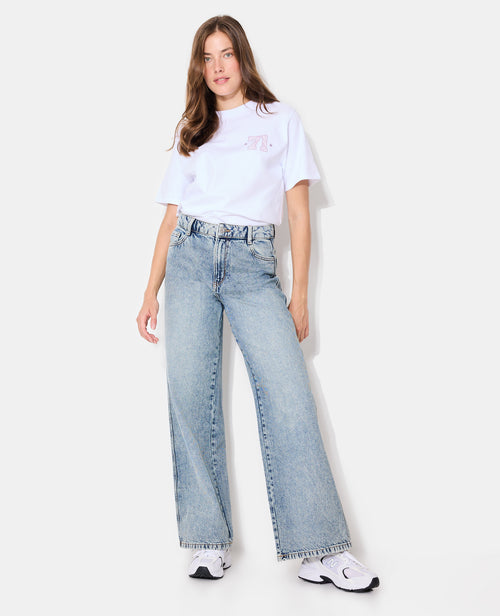 T-shirt oversize avec print poitrine et dos - PIMKIE - 3