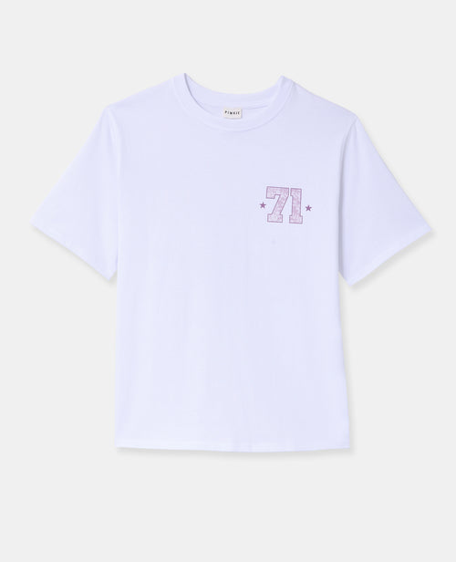 T-shirt oversize avec print poitrine et dos - PIMKIE - 4