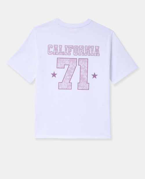 T-shirt oversize avec print poitrine et dos - PIMKIE - 5