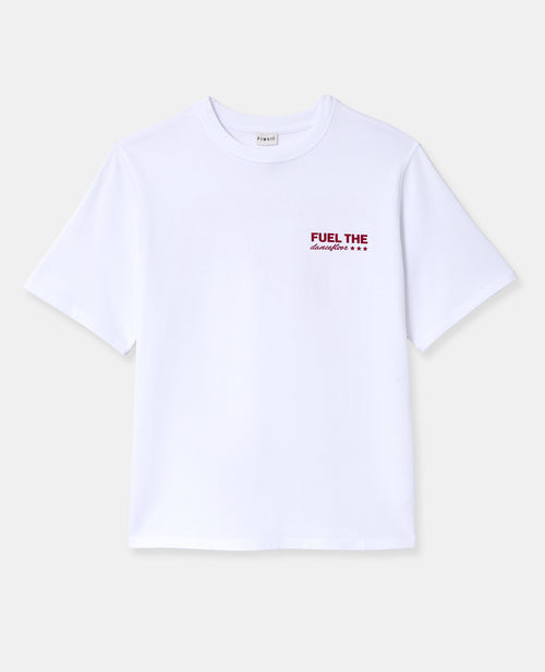 T-shirt oversize avec print poitrine et dos - PIMKIE - 4