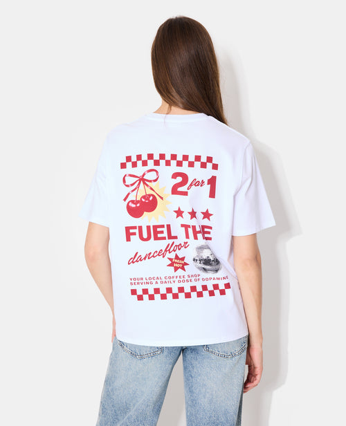 T-shirt oversize avec print poitrine et dos - PIMKIE - 1
