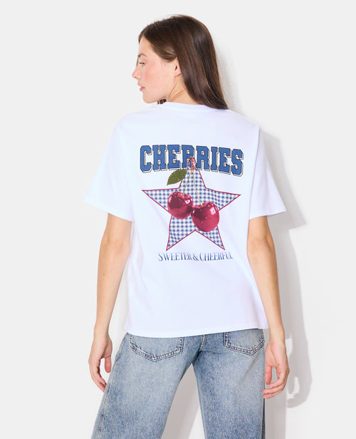 T-shirt oversize avec print poitrine et dos - PIMKIE - 1