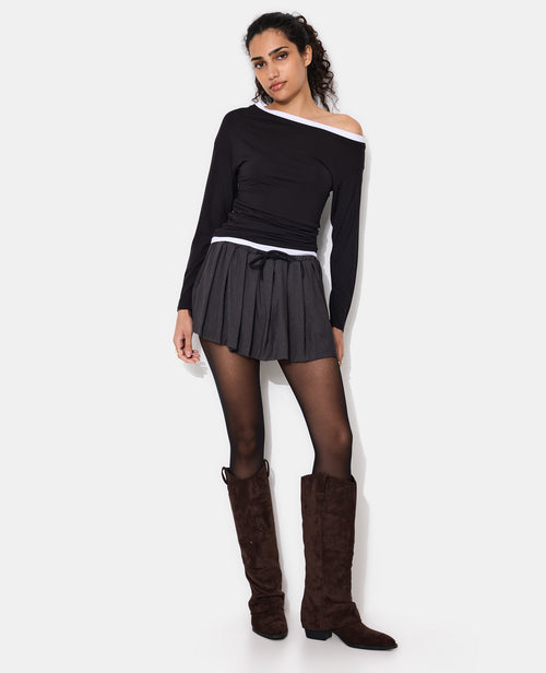 T-shirt manches longues effet superposé - PIMKIE - 3