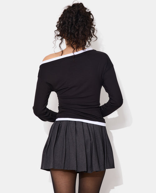 T-shirt manches longues effet superposé - PIMKIE - 6