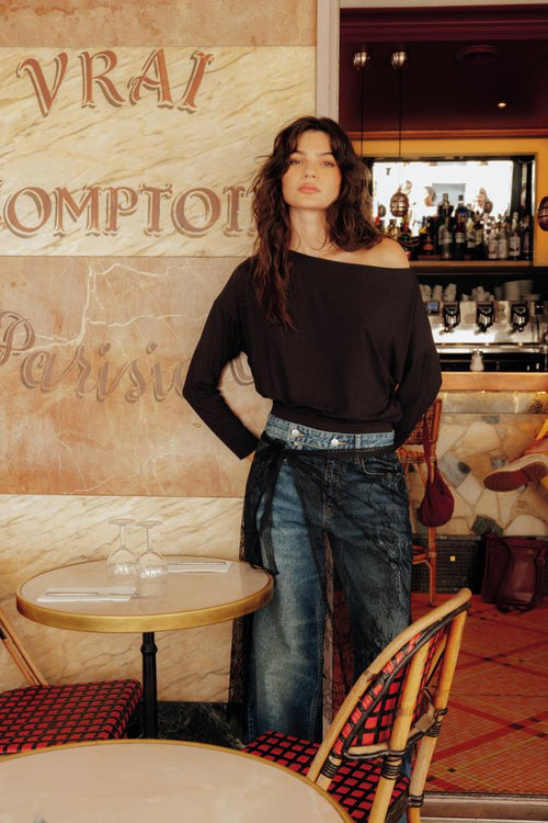 T-shirt manches longues taille resserrée - PIMKIE - 2