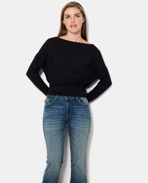 T-shirt manches longues taille resserrée - PIMKIE - 3