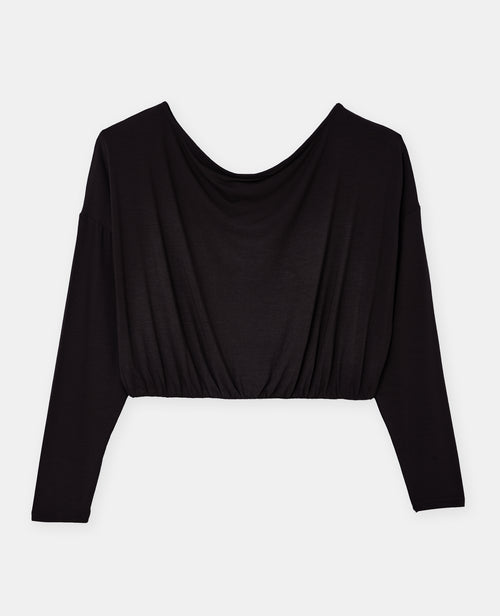 T-shirt manches longues taille resserrée - PIMKIE - 4