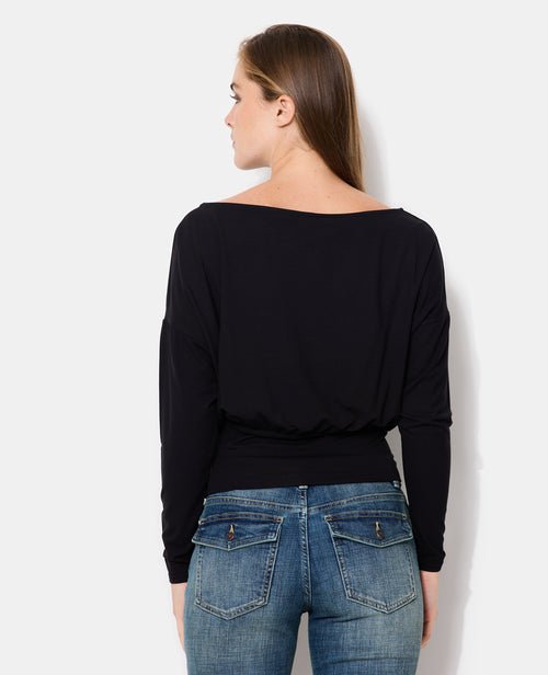 T-shirt manches longues taille resserrée - PIMKIE - 6