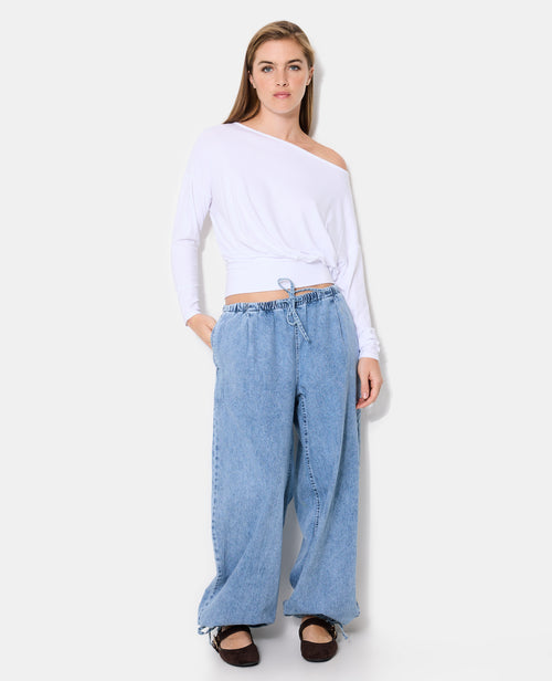 T-shirt manches longues taille resserrée - PIMKIE - 3