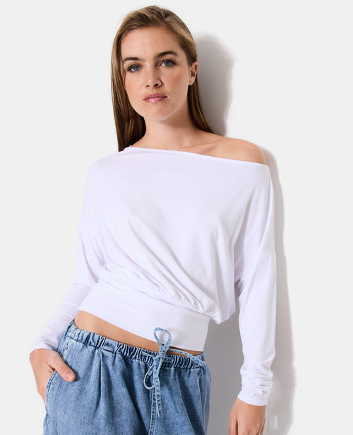 T-shirt manches longues taille resserrée - PIMKIE - 5
