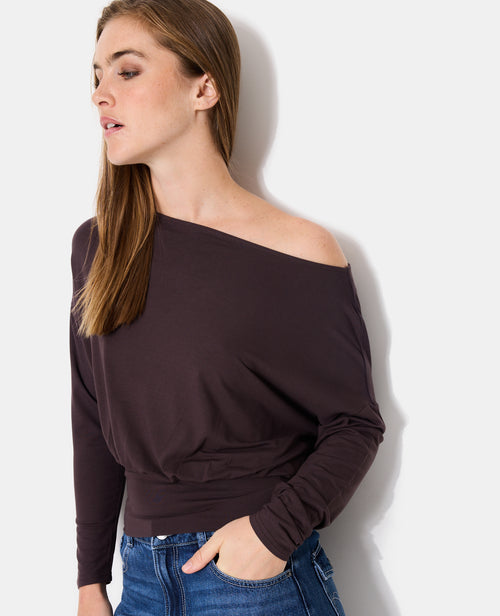 T-shirt manches longues taille resserrée - PIMKIE - 2