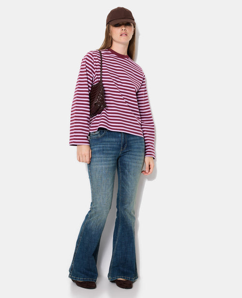 T-shirt rayé manches longues - PIMKIE - 3