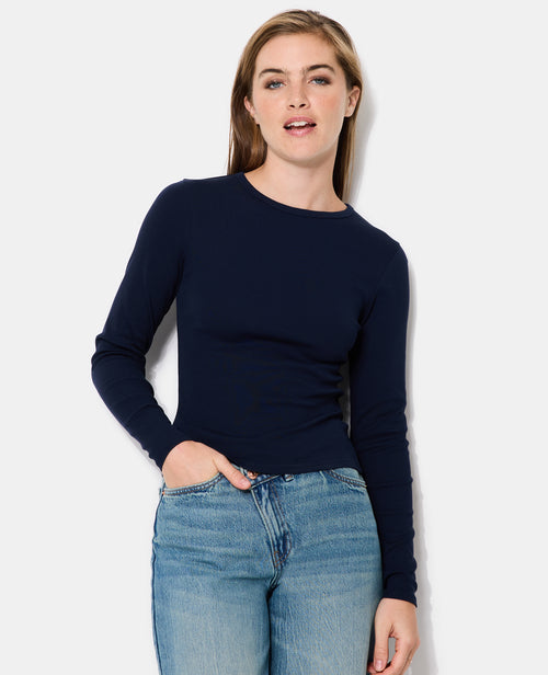 T-shirt manches longues col rond - PIMKIE - 1