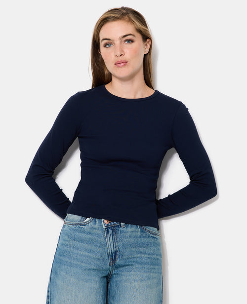 T-shirt manches longues col rond - PIMKIE - 5