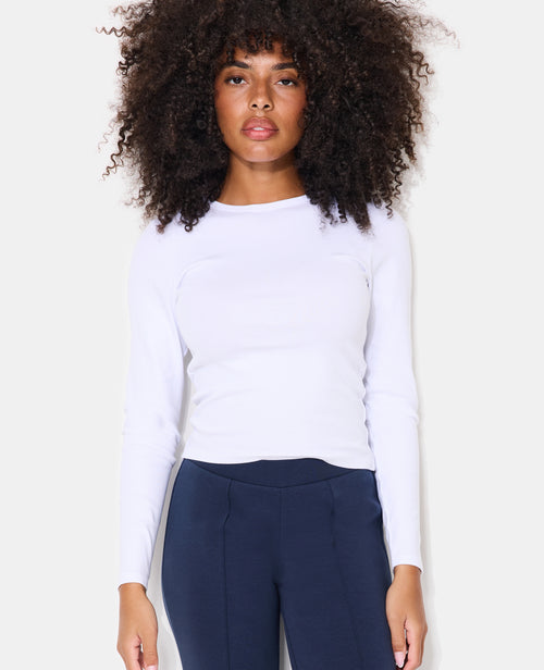 T-shirt manches longues col rond - PIMKIE - 5