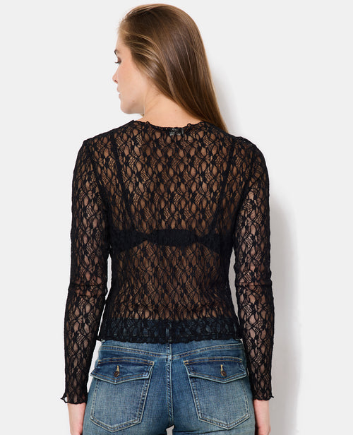 Top ajusté en dentelle - PIMKIE - 6