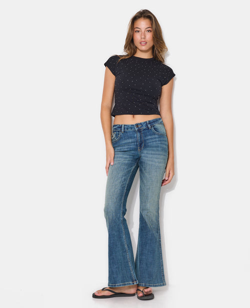 T-shirt sans manches avec strass en all over - PIMKIE - 5
