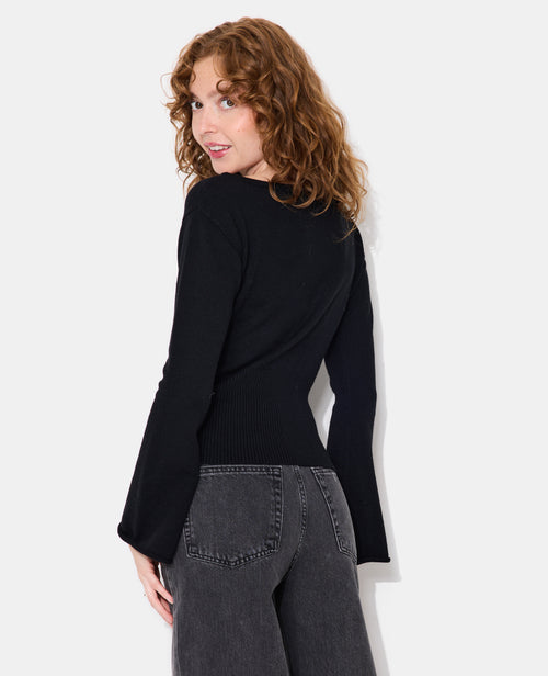 Pull avec œillets et manches flare - PIMKIE - 6